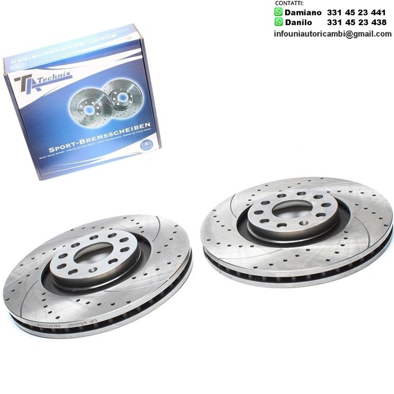2X Dischi Sportivi Anteriori Audi A4 S4 / Avant / Cabriolet / A6 / Avant / Seat Exeo