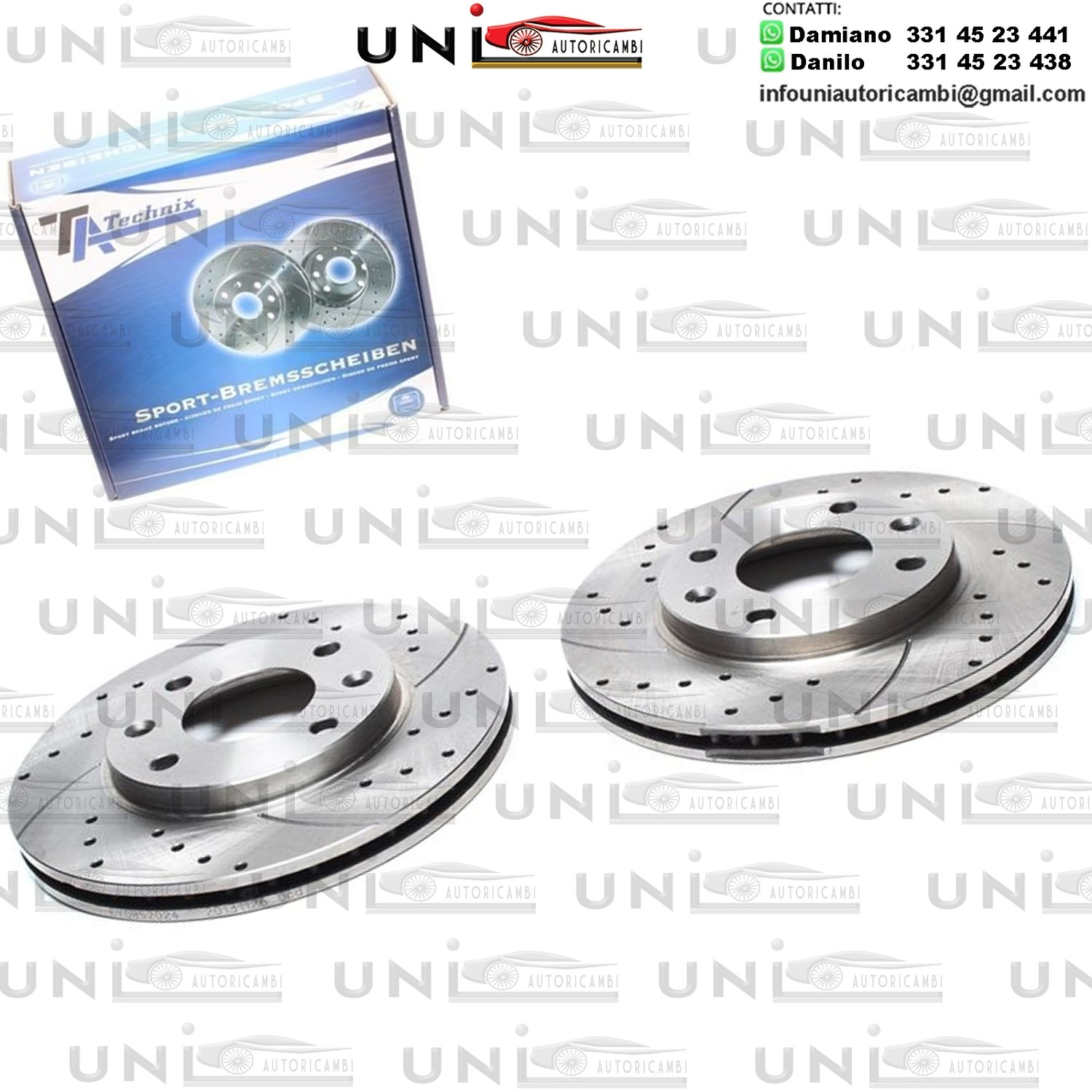 2X Dischi Sportivi Anteriori Citroen AX / Saxo / Xsara / ZX / Peugeot 306 / 106 / 205 / 309 / 206+ / Mega Club