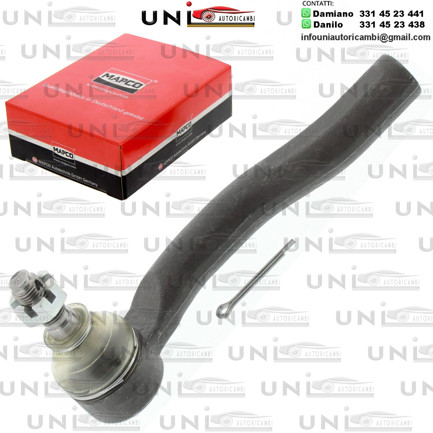 Testa barra d`accoppiamento Assale anteriore Sinistra Rinforzata CITROEN C1 / PEUGEOT 107 / TOYOTA AYGO 1.0/1.4D 06.05-