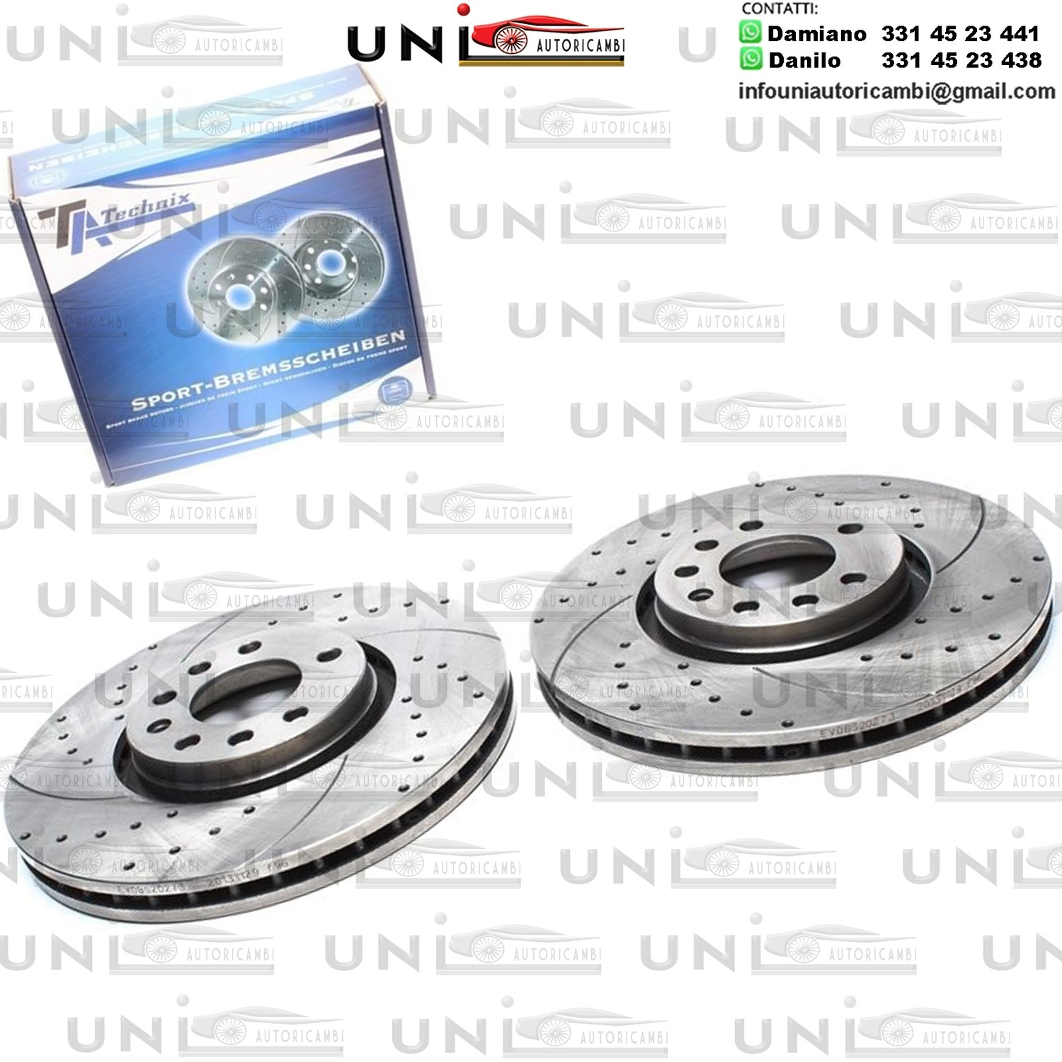 2X Dischi Sportivi Anteriori Opel Signum / Vectra C / Saab 9-3