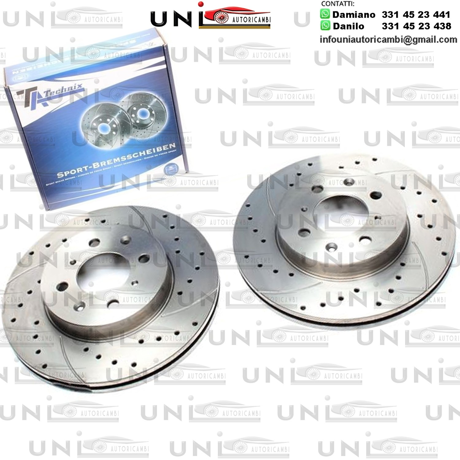 2X Dischi Sportivi Anteriori Honda Concerto / Rover 200 Hatchback / 200 Coupe / 400 / 400 Tourer / Cabriolet