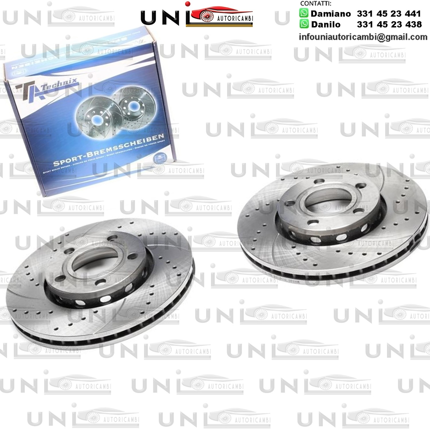 2X Dischi Sportivi Anteriori Audi 100 / 100 Avant / 200 / 200 Avant / Audi Quattro