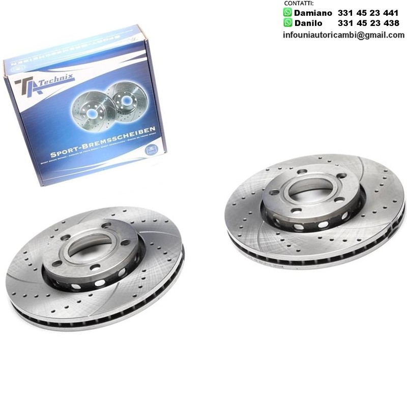 2X Dischi Sportivi Anteriori Audi 100 / 100 Avant / 200 / 200 Avant / Audi Quattro