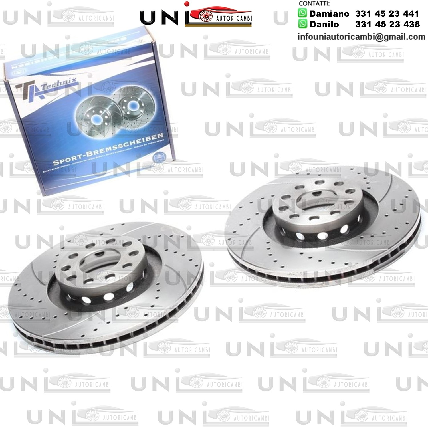 2X Dischi Sportivi Anteriori Audi A6 / A6 Avant / A8 / Volkswagen Phaeton