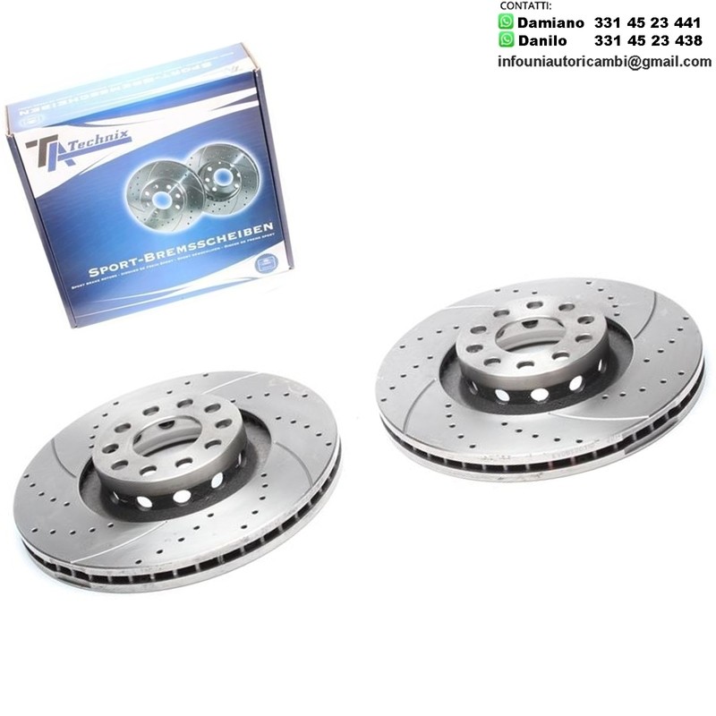 2X Dischi Sportivi Anteriori Audi A6 / A6 Avant / A8 / Volkswagen Phaeton