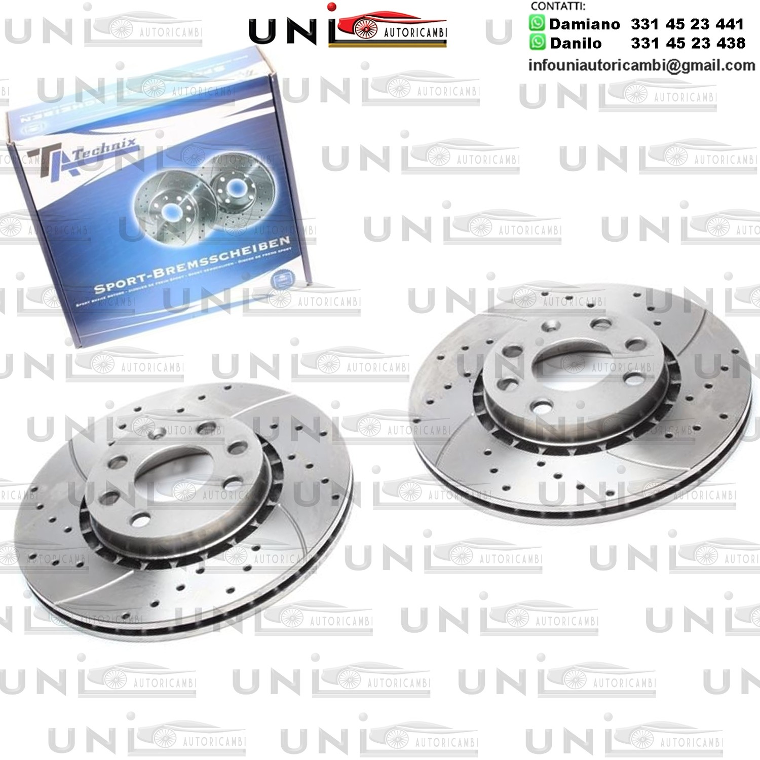 2X Dischi Sportivi Anteriori Opel Astra F / Caravan / Corsa B / Tigra / Vectra A / Vectra A CC