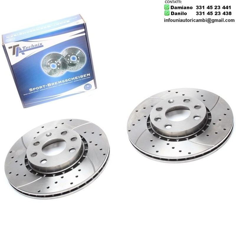 2X Dischi Sportivi Anteriori Opel Astra F / Caravan / Corsa B / Tigra / Vectra A / Vectra A CC