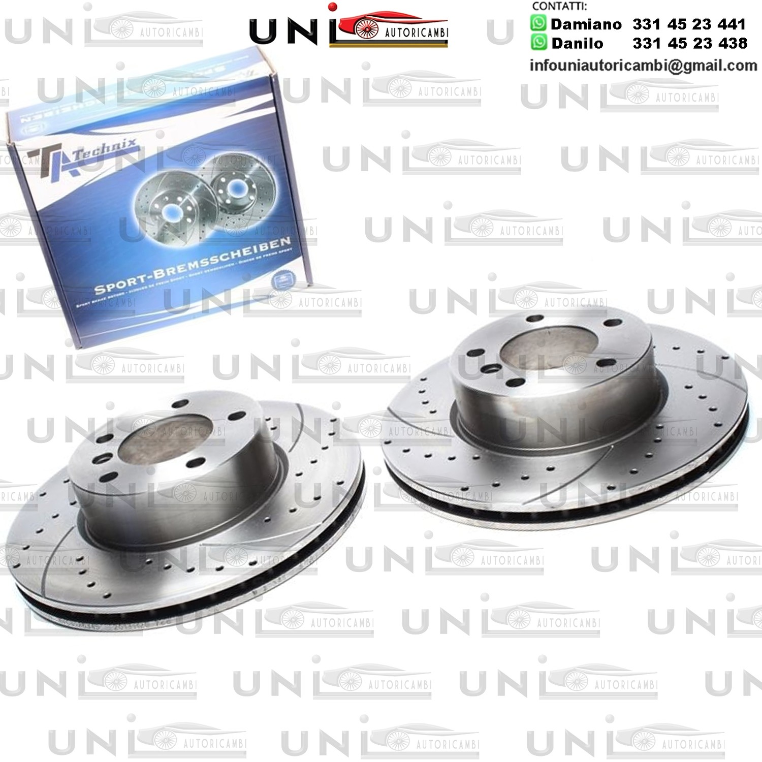 2X Dischi Sportivi Anteriori BMW Serie 1 / Serie 1 Coupe / Serie 3 / Serie 3 Coupe / Serie 3 Touring / Z4