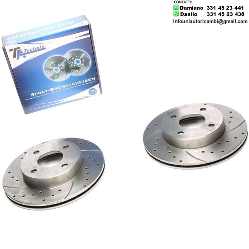 2X Dischi Sportivi Anteriori Nissan Micra II