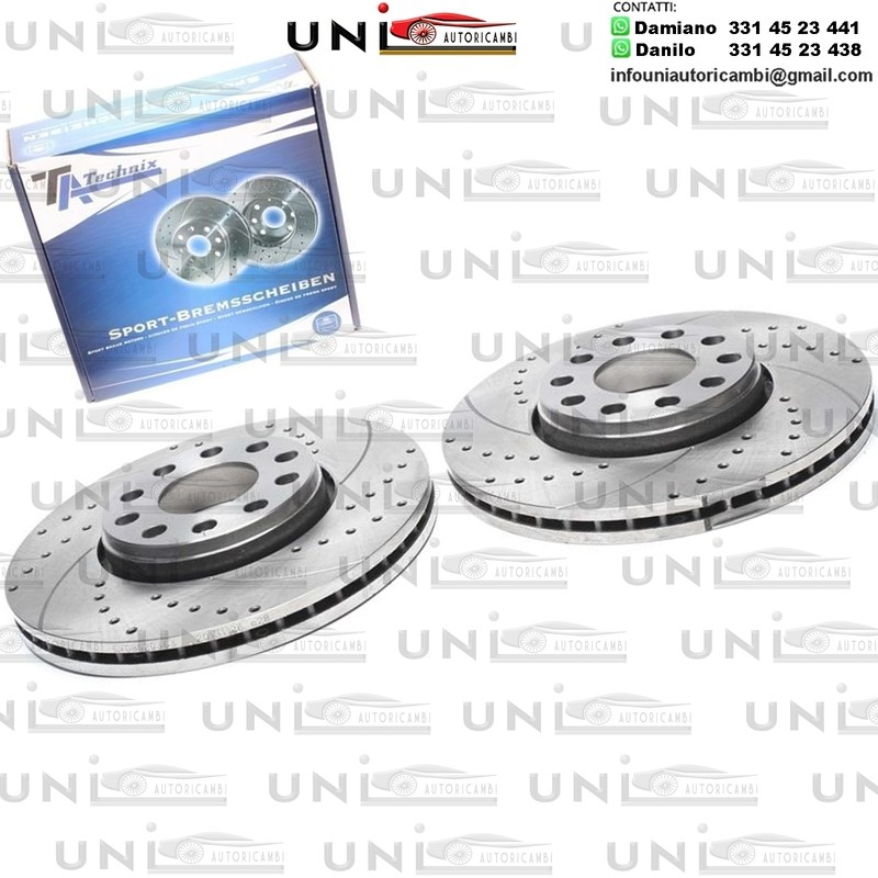 2X Dischi Sportivi Anteriori Skoda Superb / VW Passat / Passat Estate