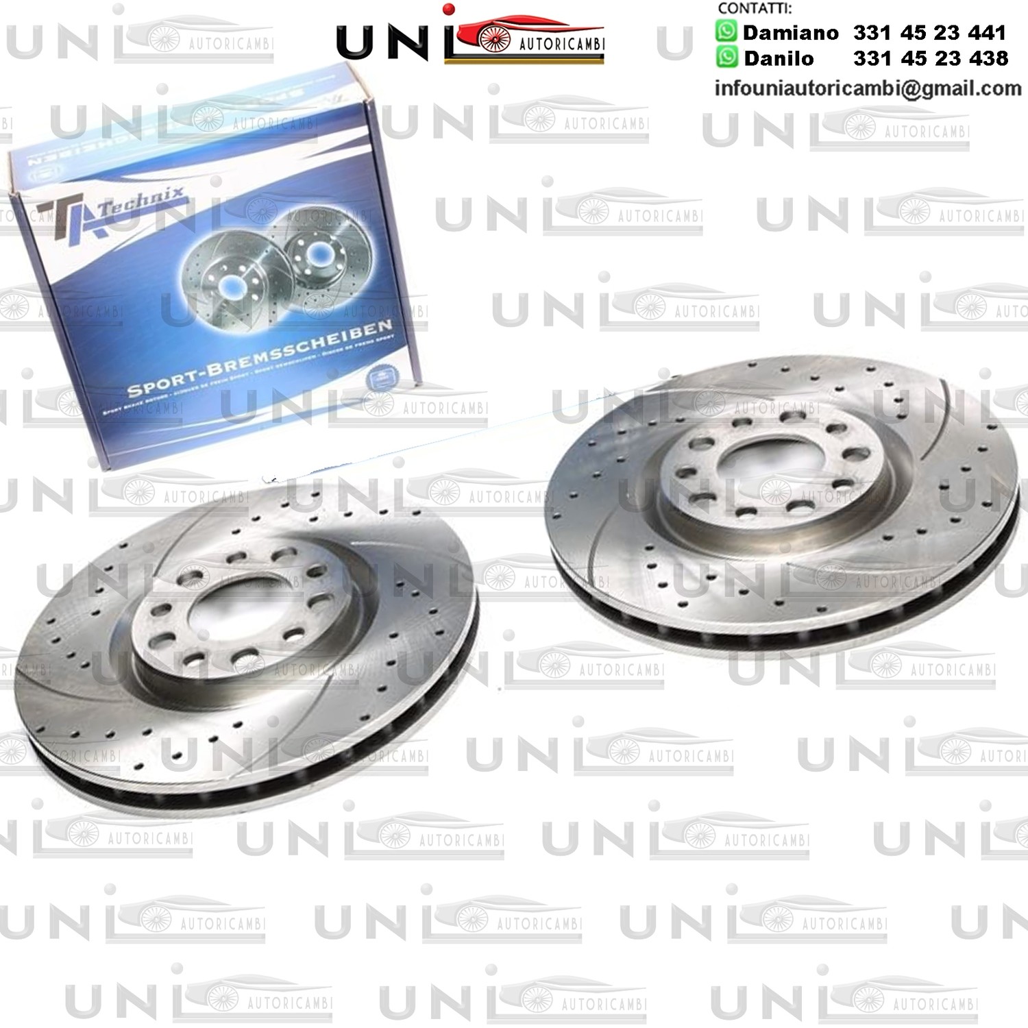 2X Dischi Sportivi Anteriori Alfa Romeo 159 / 159 Sportswagon / Brera / Giulietta / Spider