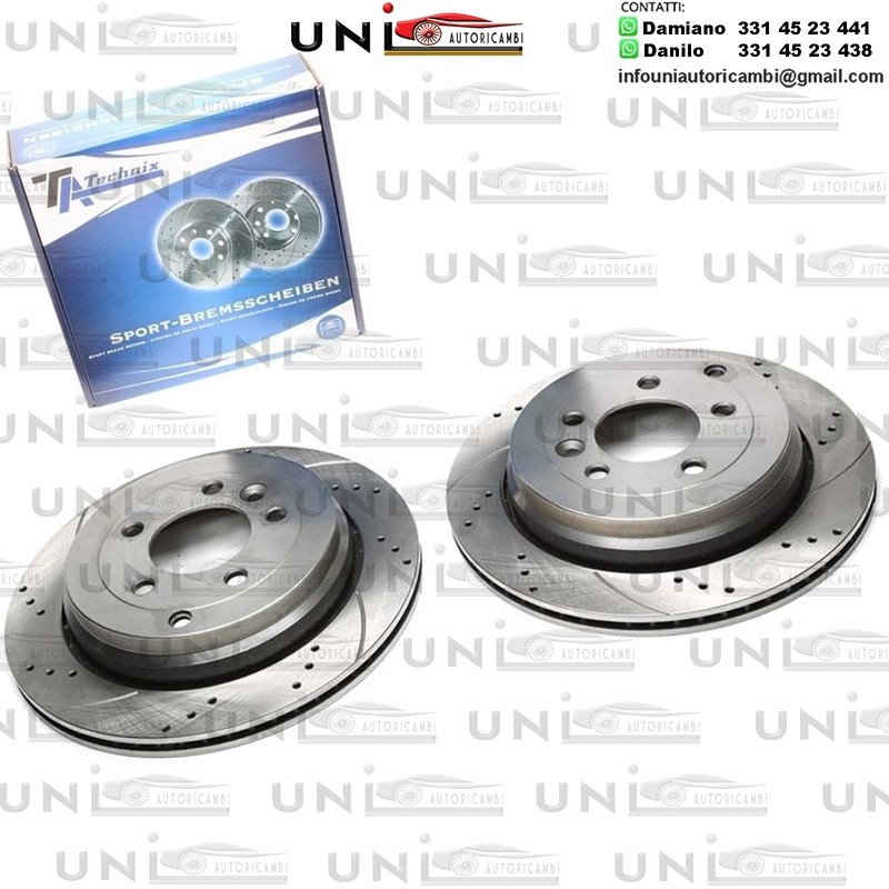 2X Dischi Sportivi Posteriori Land Rover Discovery III / Discovery IV / Range Rover Sport