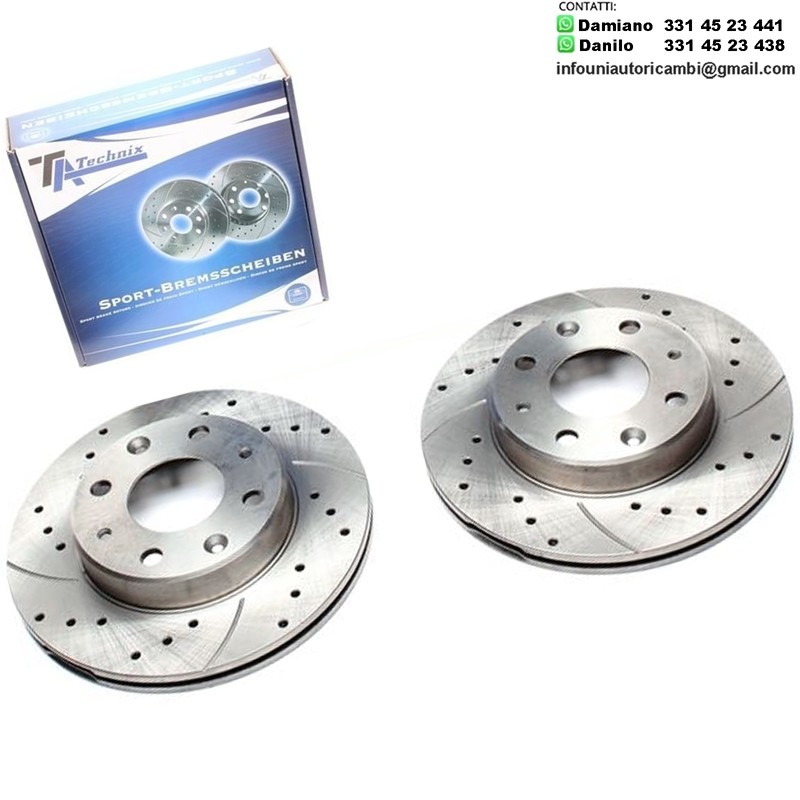2X Dischi Sportivi Anteriori Honda Civic III Hatchback /  Civic IV Hatchback / Civic V Hatchback / CRX I / Civic I Shuttle / Rover 200