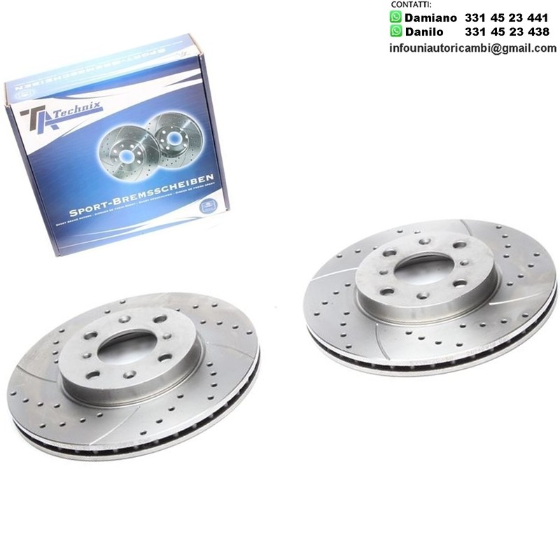 2X Dischi Sportivi Anteriori Opel Agila / Suzuki Swift III / Splash