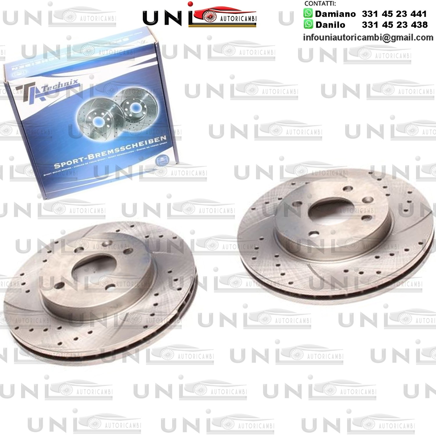 2X Dischi Sportivi Anteriori Daewoo Leganza