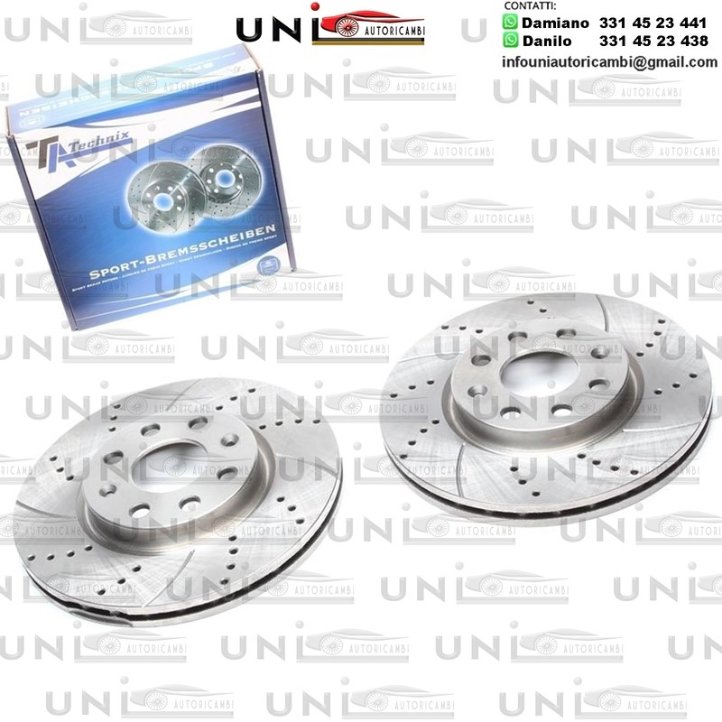 2X Dischi Sportivi Anteriori Opel Adam / Corsa D / Corsa D Van