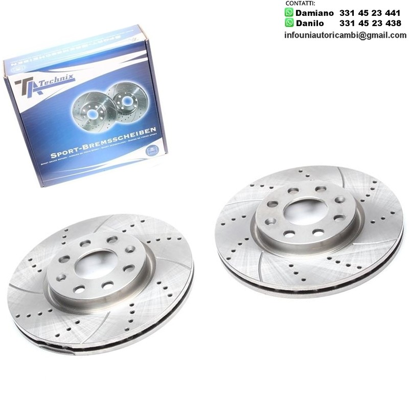 2X Dischi Sportivi Anteriori Opel Adam / Corsa D / Corsa D Van