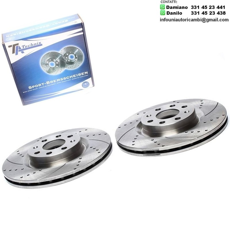2X Dischi Sportivi Anteriori Fiat Punto / Punto Evo / Punto Evo Van / Opel Corsa D