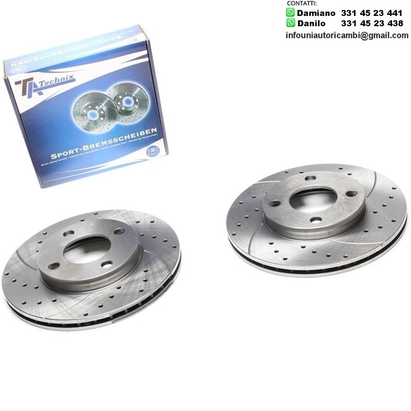 2X Dischi Sportivi Anteriori Audi 80 / 90 / Coupe / Quattro