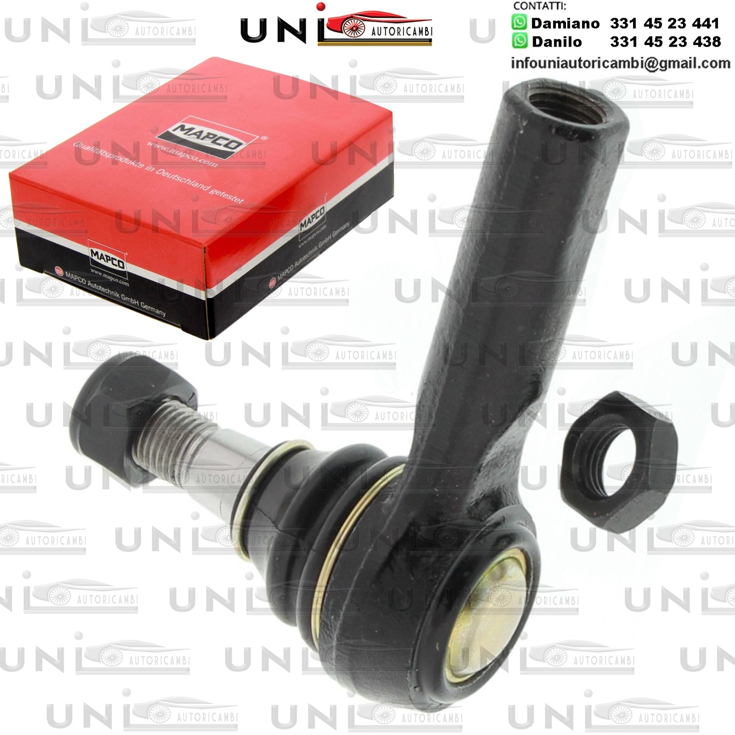 Testa Barra d`accoppiamento Assale Anteriora Bilaterale Rinforzata Nissan Navara, Pathfinder II, Pick Up, X-Trail da 1997