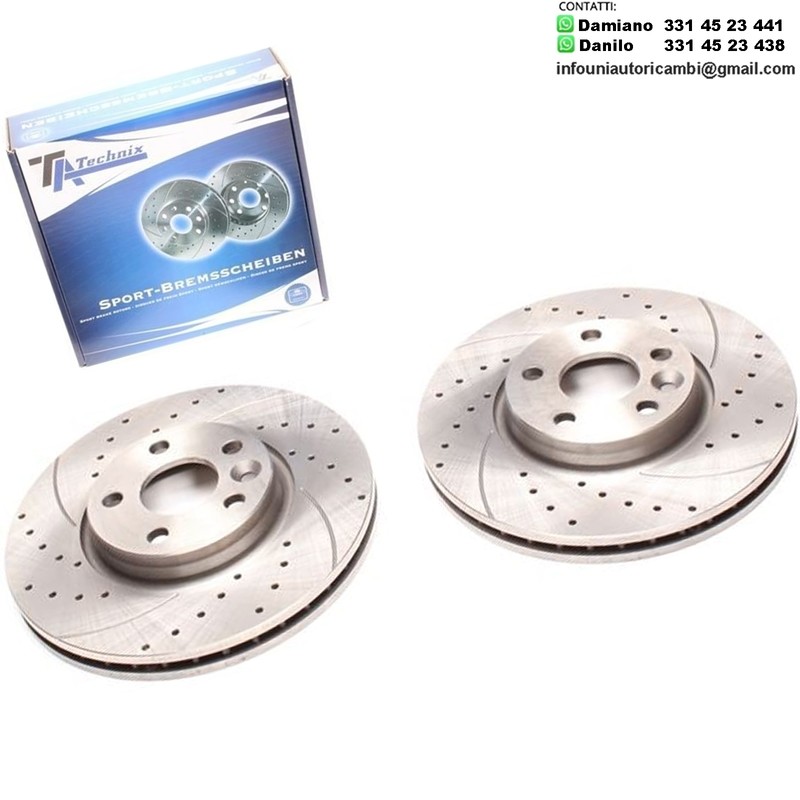 2X Dischi Sportivi Anteriori Ford Galaxy / Mondeo IV / S-Max / Land Rover Freelander / Volvo S60 / S80 / V60 / V70 / XC70