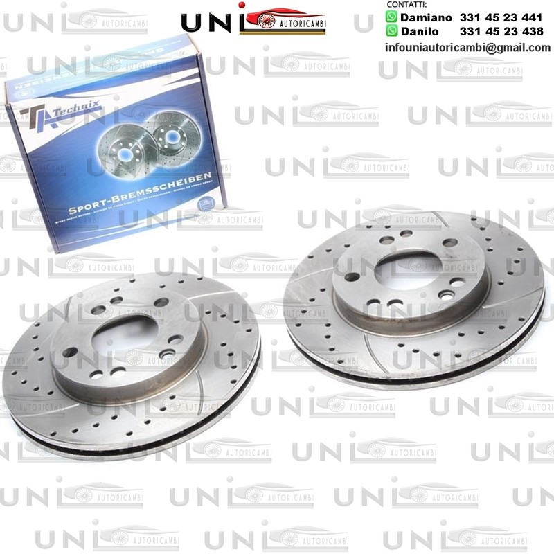 2X Dischi Sportivi Anteriori Mercedes-Benz 190 (W201)