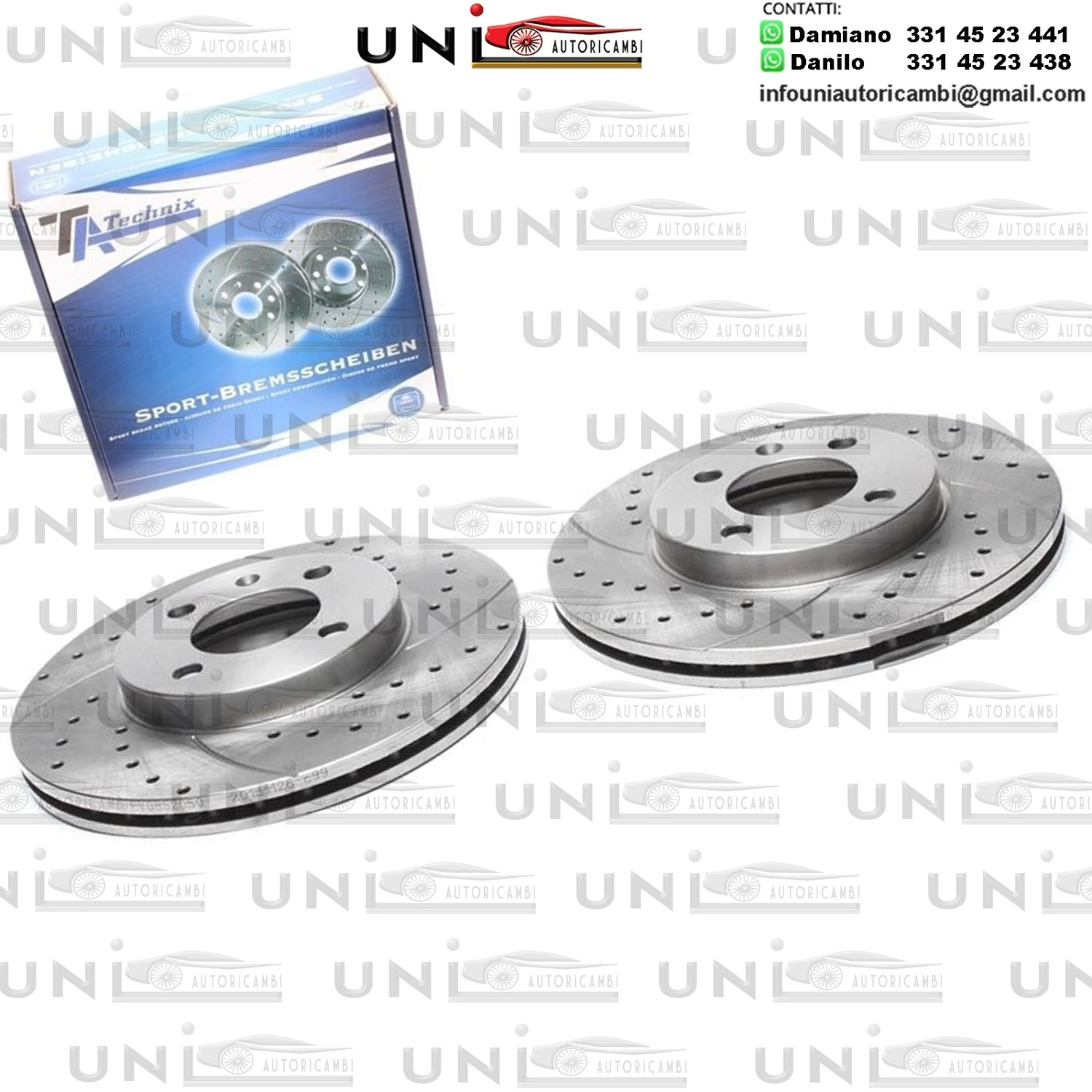 2X Dischi Sportivi Anteriori Seat Cordoba / Cordoba Vario / Ibiza II / III / IV / Inca / VW Caddy II Estate / Corrado / Golf II / III / IV