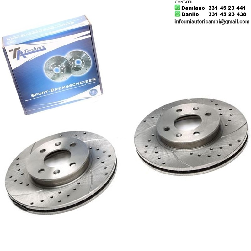 2X Dischi Sportivi Anteriori Hyundai Accent III / Accent III Saloon / i20 / Kia Rio II / Rio III