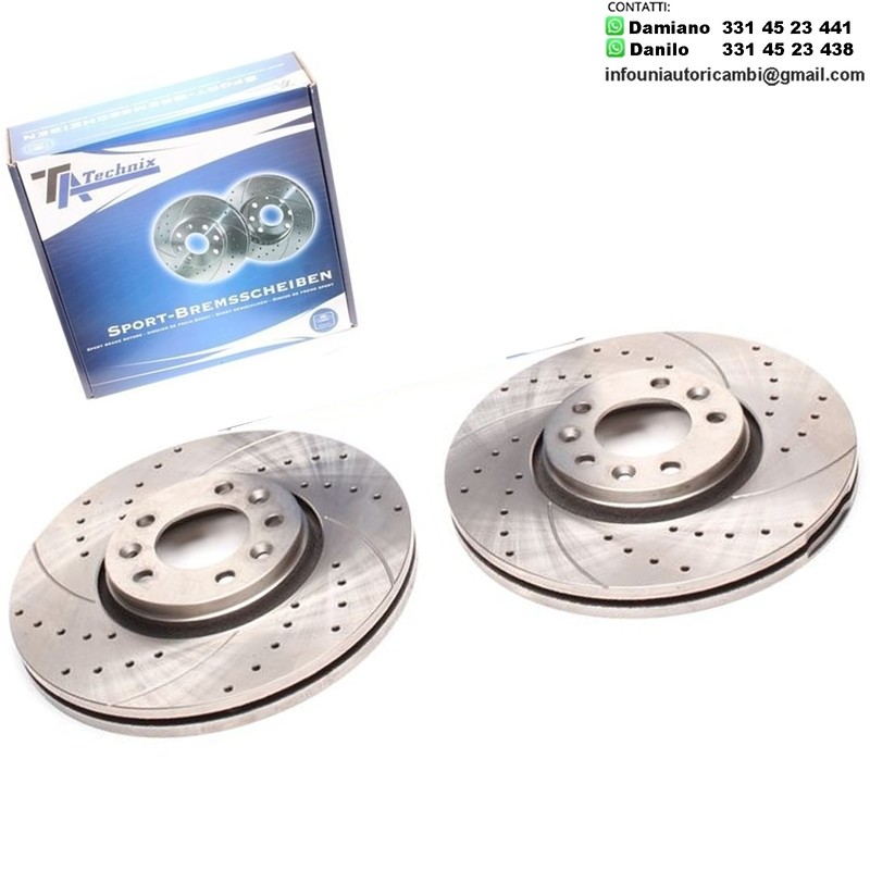 2X Dischi Sportivi Anteriori Citroën C5 III / Jumpy / Fiat Scudo / Peugeot 407 / Coupe / Expert
