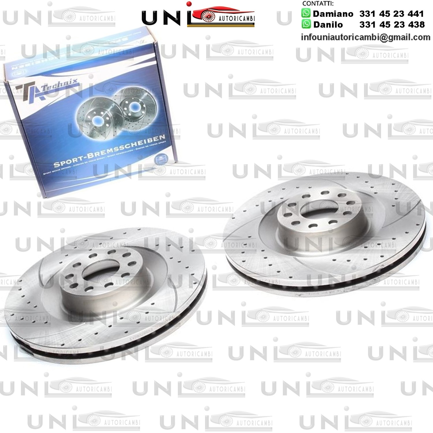 2X Dischi Sportivi Anteriori Audi A6 / A6 Avant / A8 / Volkswagen Phaeton