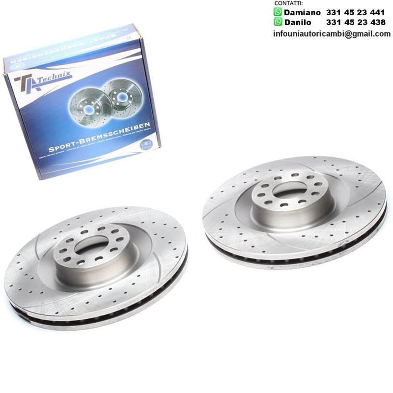 2X Dischi Sportivi Anteriori Audi A6 / A6 Avant / A8 / Volkswagen Phaeton