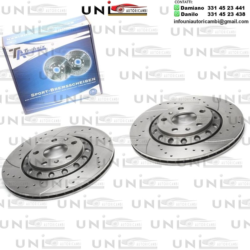 2X Dischi Sportivi Posteriori Audi A8 / Volkswagen Phaeton