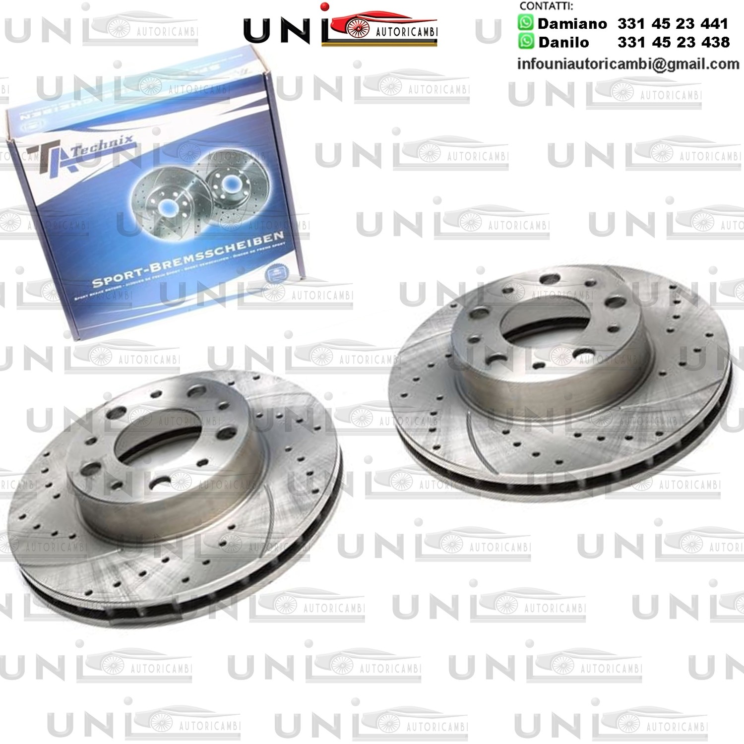 2X Dischi Sportivi Anteriori Citroën Jumper Bus / Box / Fiat Ducato Bus / Box / Peugeot Boxer Bus / Box