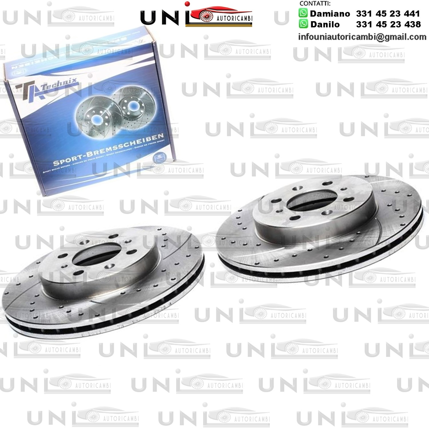 2X Dischi Sportivi Anteriori Honda Civic IV /V/VI/VII/VIII/CRX II/III/Jazz III/ MG ZR/ Rover 25/40/200/400/45/Streetwise