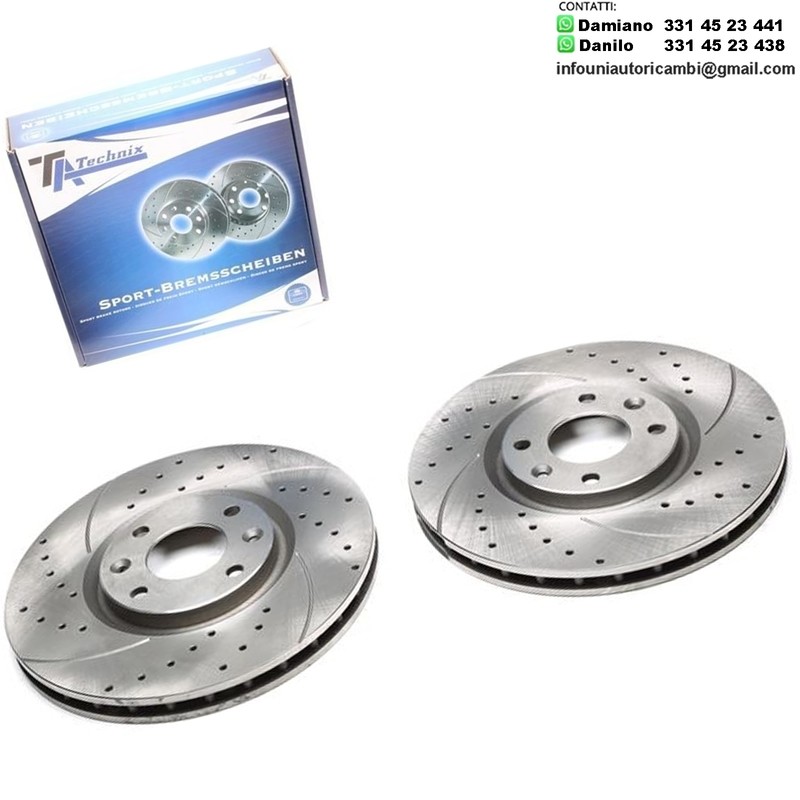 2X Dischi Sportivi Anteriori C4 / C4 II / C4 Coupe / DS4 / DS5 / Peugeot 208 / 308 / 308 SW / 308 CC / 3008 / 5008