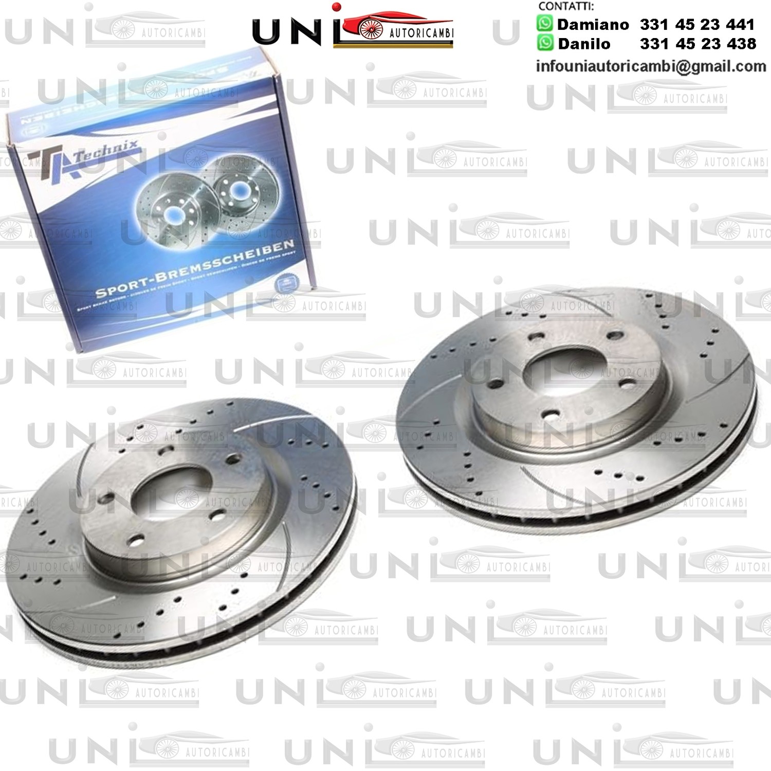 2 X Dischi Sportivi Anteriori Chrysler Sebring / Citroën C4 Aircross / Dodge Avenger / Jeep Compass / Mitsubishi ASX / Peugeot 4008