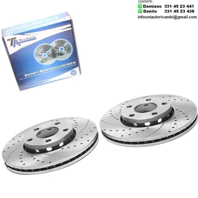 2X Dischi Sportivi Anteriori Audi 100,100 Avant,A4,A6/ Seat Exeo 3R2/ Skoda Superb  / VW Passat 3B2