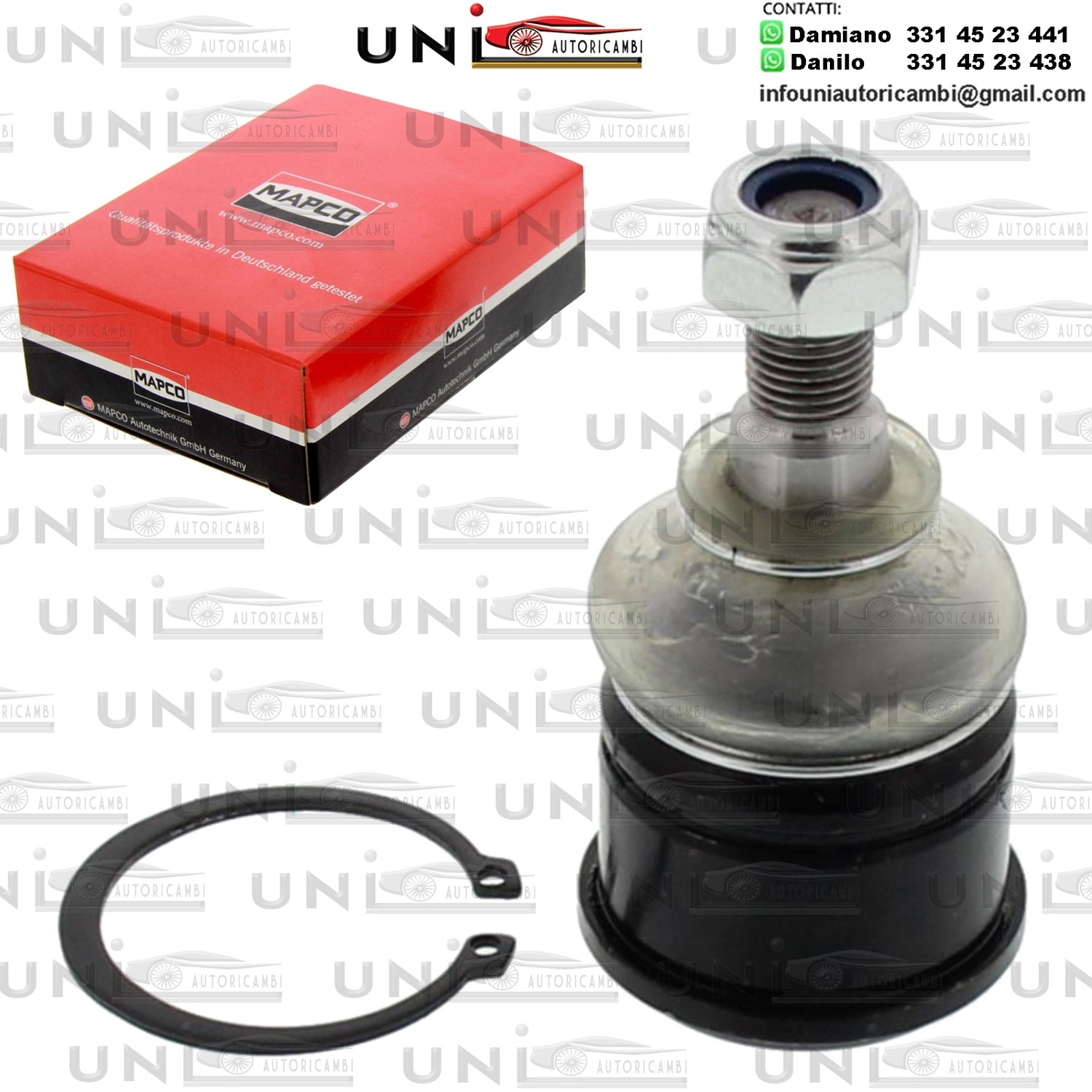 Giunto di supporto / guida Assale anteriore Rinforzato HONDA ACCORD III, CIVIC IV, V, VI, CR-V I, CRX II 1.3-2.0D 11.85-02.02