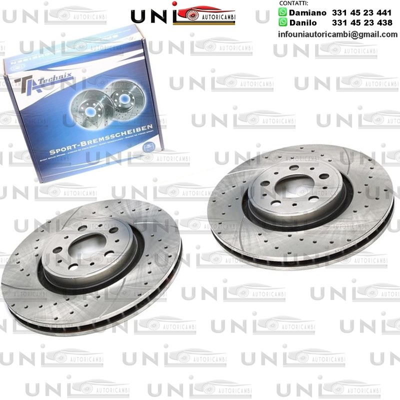 2X Dischi Sportivi Anteriori Volvo S60 I / S80 I / V70 II / XC70 Cross Country
