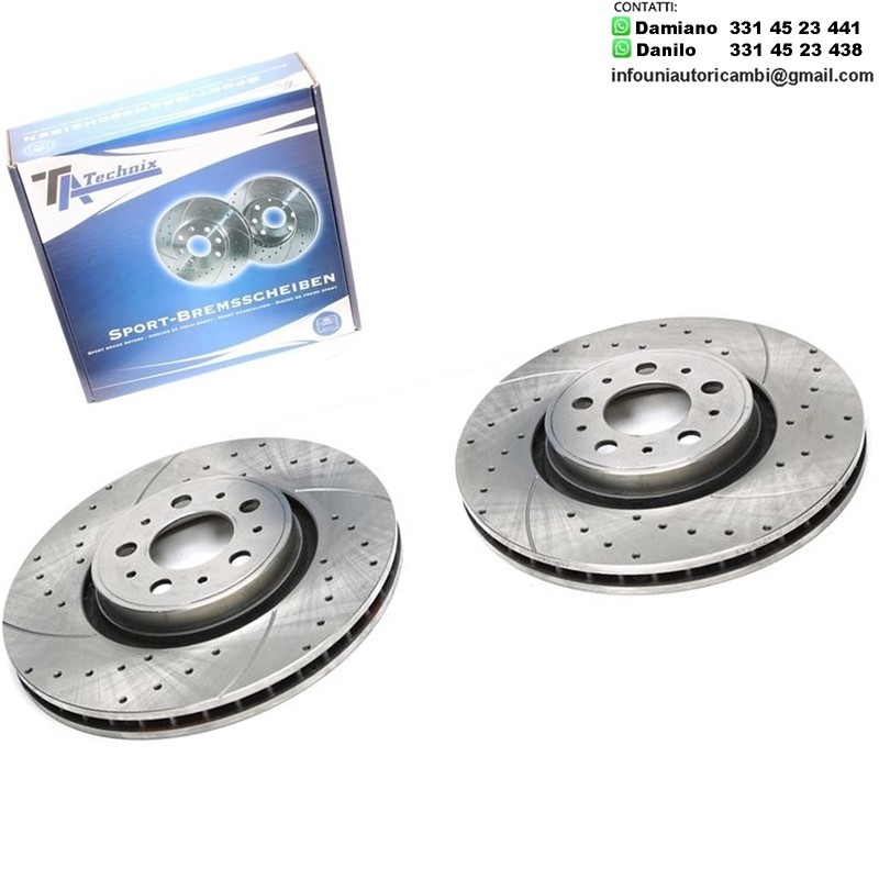 2X Dischi Sportivi Anteriori Volvo S60 I / S80 I / V70 II / XC70 Cross Country