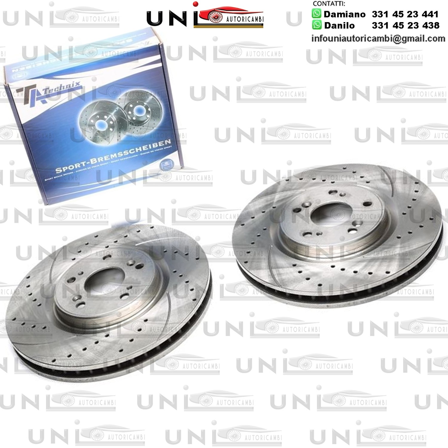 2X Dischi Sportivi Anteriori Honda Accord VIII / Accord VIII Tourer