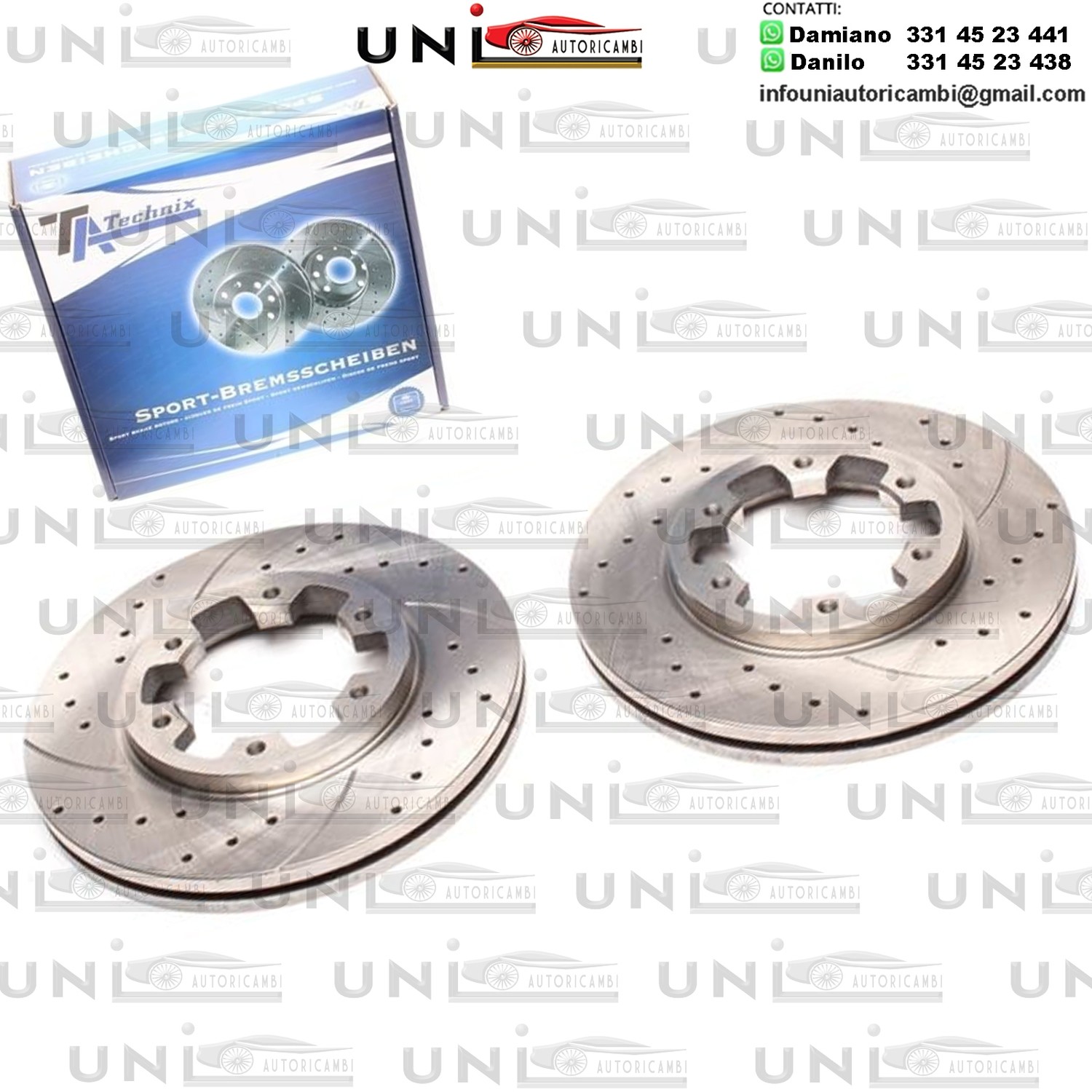 2X Dischi Sportivi Anteriori Ford Maverick / Nissan Pick Up / Teranno I / II