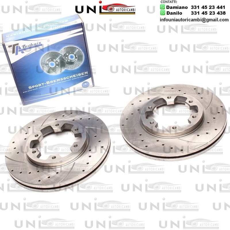 2X Dischi Sportivi Anteriori Ford Maverick / Nissan Pick Up / Teranno I / II