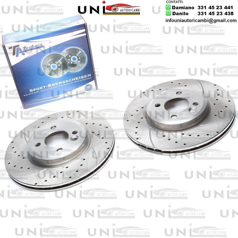 2X Dischi Sportivi Anteriori Mini One / Cooper / Works / Cabriolet Cooper / Cooper S / One