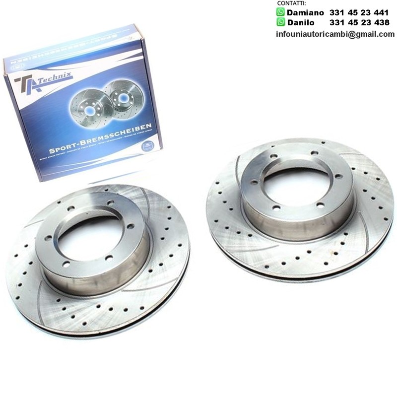 2X Dischi Sportivi Anteriori Toyota Hilux II Pick-up / Volkswagen Taro