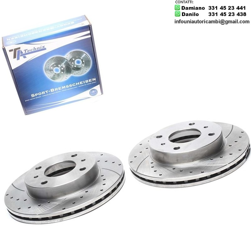 2X Dischi Sportivi Anteriori Nissan 200SX / Almera II / Primera / Primera hatchback / Primera Traveller