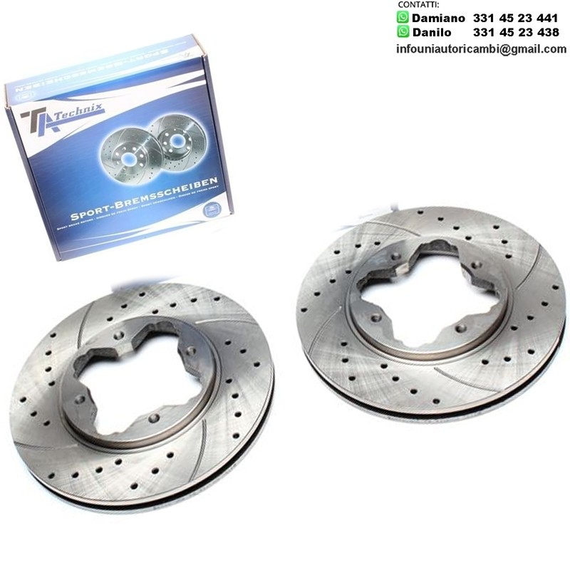2X Dischi Sportivi Anteriori Honda Accord IV / Accord IV Coupe / Accord V / Rover 600