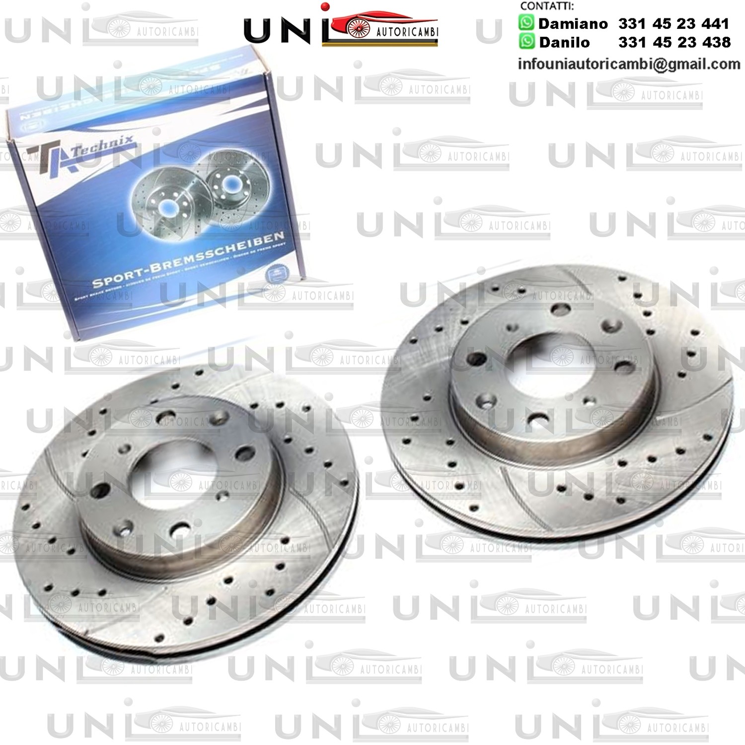 2X Dischi Sportivi Anteriori Honda Civic V Hatchback / Civic V Saloon / Civic V Coupe / Civic VI Hatchback / Civic VI Coupe