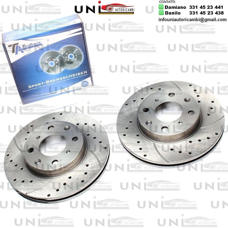 2X Dischi Sportivi Anteriori Honda Civic V Hatchback / Civic V Saloon / Civic V Coupe / Civic VI Hatchback / Civic VI Coupe