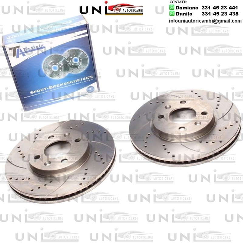 2X Dischi Sportivi Anteriori Saab 9000 Hatchback / 9000